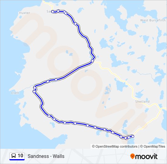 10 bus Line Map