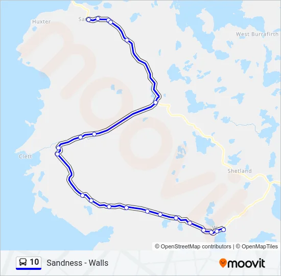 10 Bus Line Map