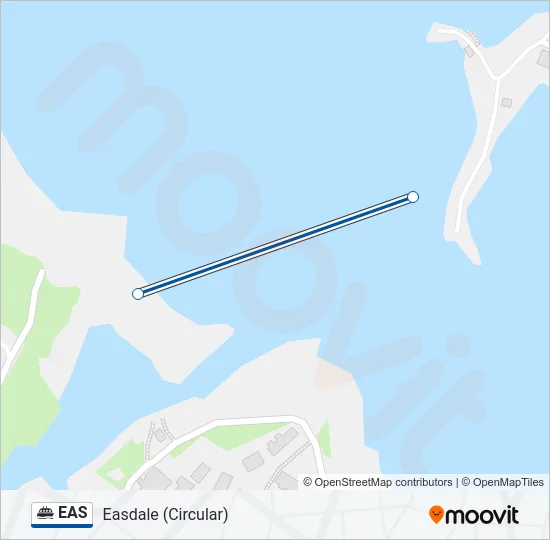 EAS Ferry Line Map