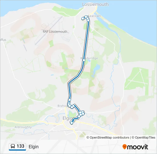 133 Route: Schedules, Stops & Maps - Elgin (Updated)