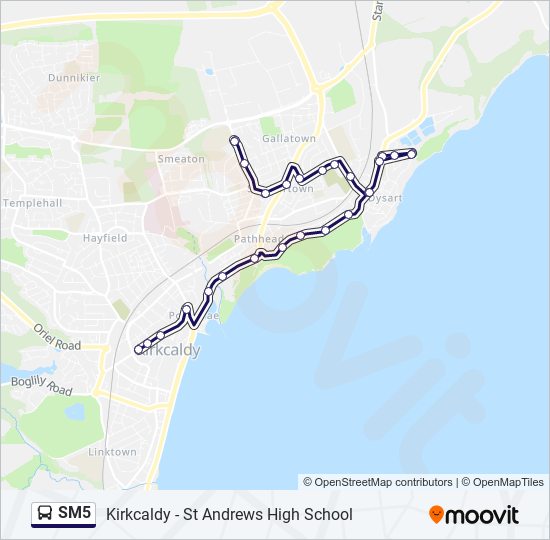 SM5 Bus Line Map