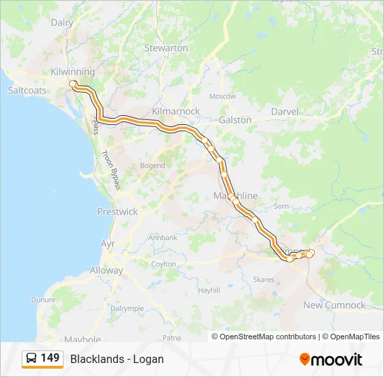 149 Route: Schedules, Stops & Maps - Logan (Updated)