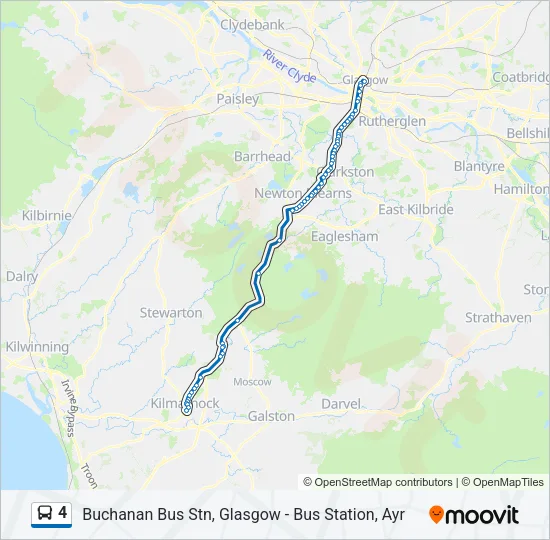 4 Bus Line Map