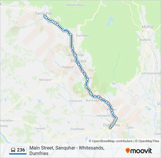 236 Bus Line Map