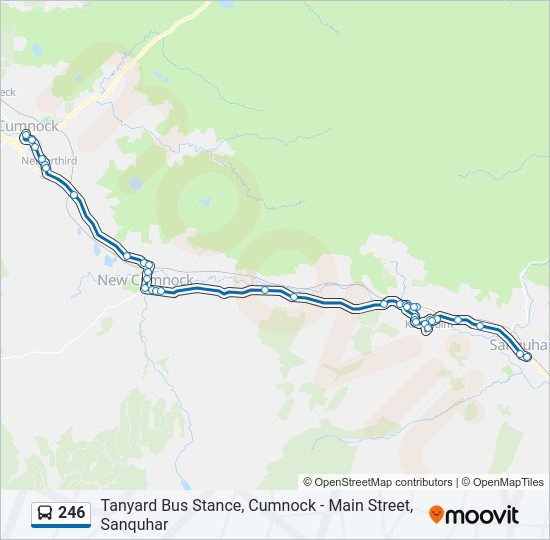 246 Bus Line Map