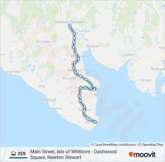 Isle Of Whithorn Map 359 Route: Schedules, Stops & Maps - Isle Of Whithorn (Updated)
