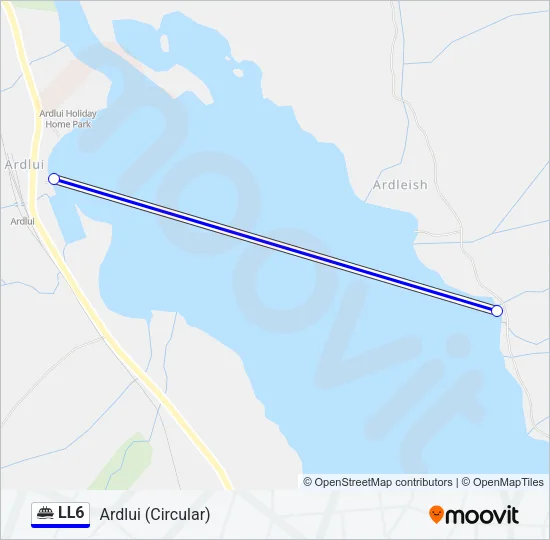 LL6 Ferry Line Map