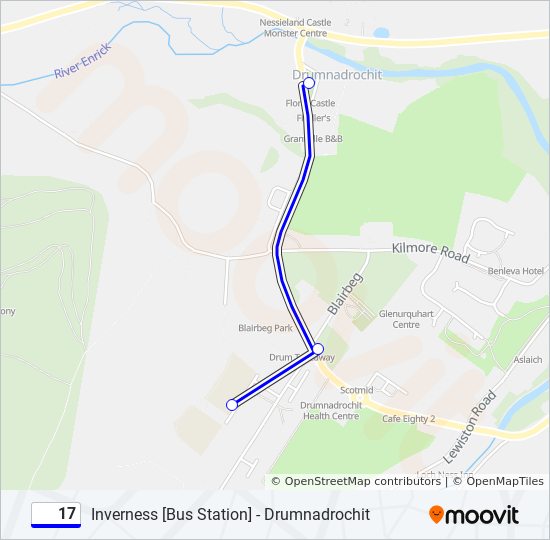 17 Route: Schedules, Stops & Maps - Drumnadrochit (Updated)