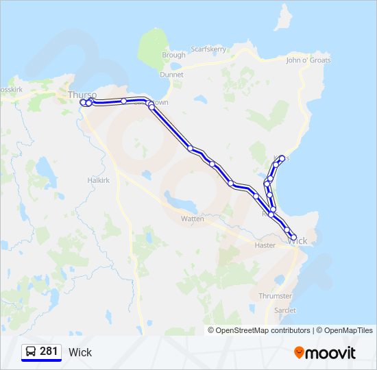 281  Line Map