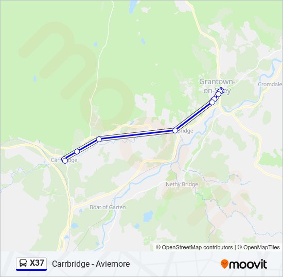 X37  Line Map