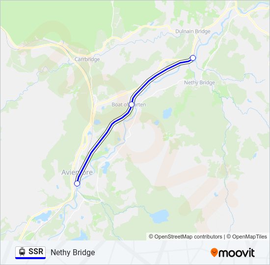 SSR Light Rail Line Map