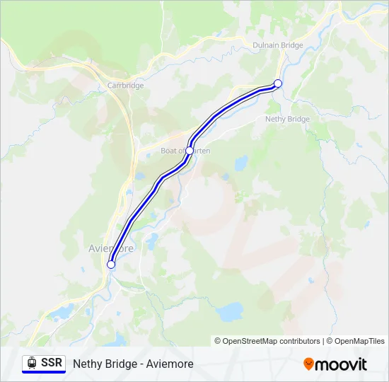 SSR Light Rail Line Map