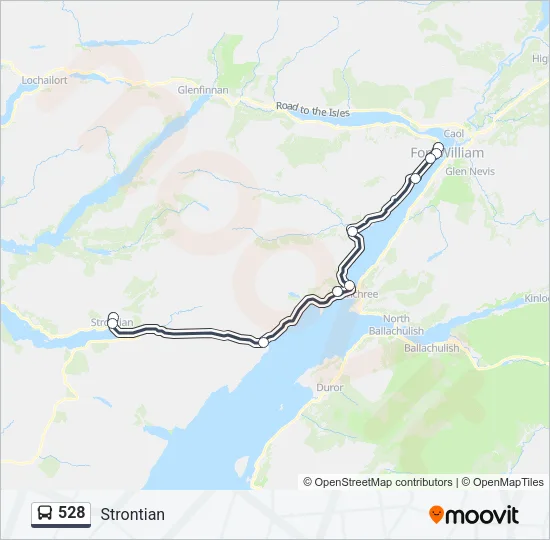 528 Bus Line Map