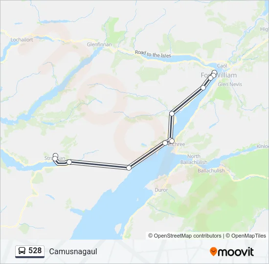 528 Bus Line Map