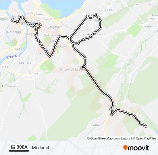 300a Route: Schedules, Stops & Maps - Merkinch (Updated)