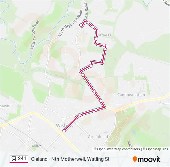 241 Bus Line Map