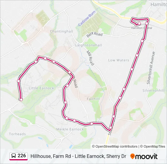 226 Bus Line Map