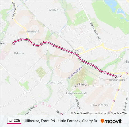 226 Bus Line Map