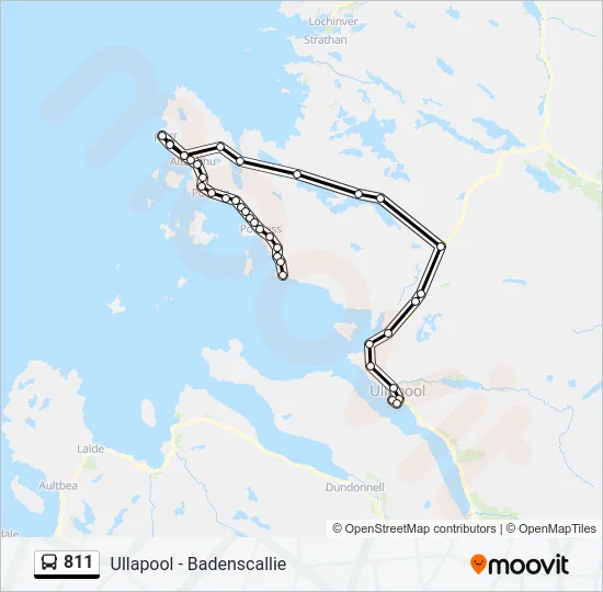 811 Bus Line Map