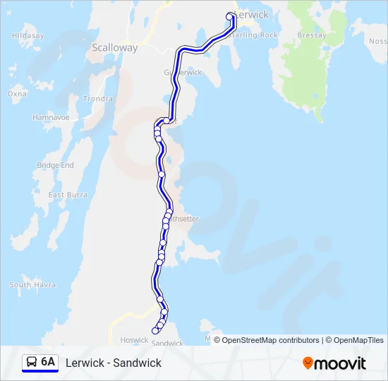 6A Bus Line Map