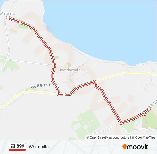 899 Bus Line Map