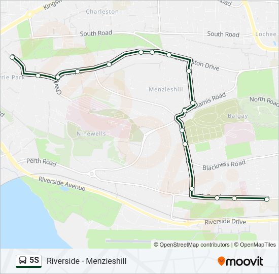 5S Bus Line Map