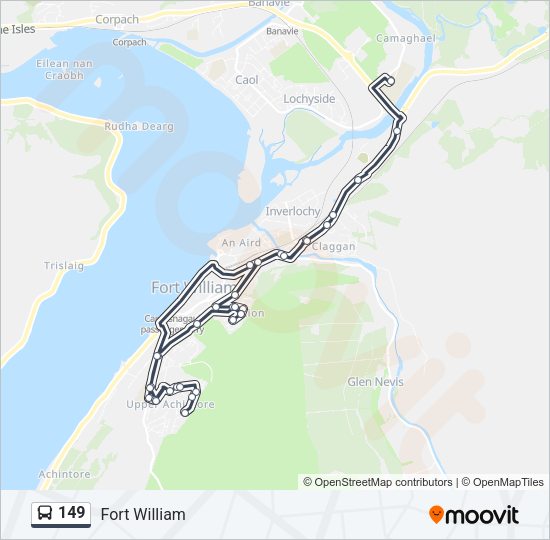 149 Bus Line Map