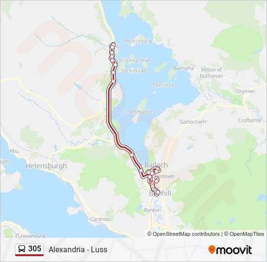 305 Route: Schedules, Stops & Maps - Luss (Updated)