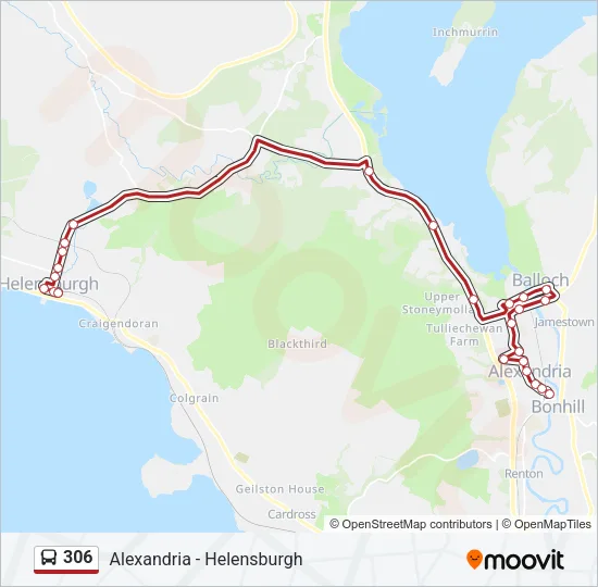 306 Bus Line Map