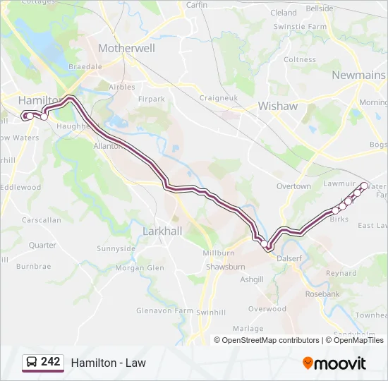 242 Bus Line Map