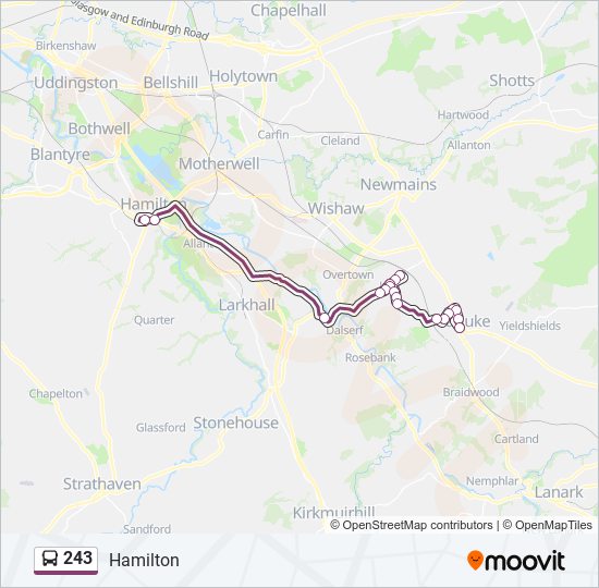 243 Route Schedules, Stops & Maps Hamilton (Updated)