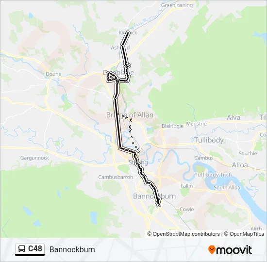 C48 Bus Line Map