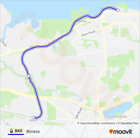 BKR Light Rail Line Map