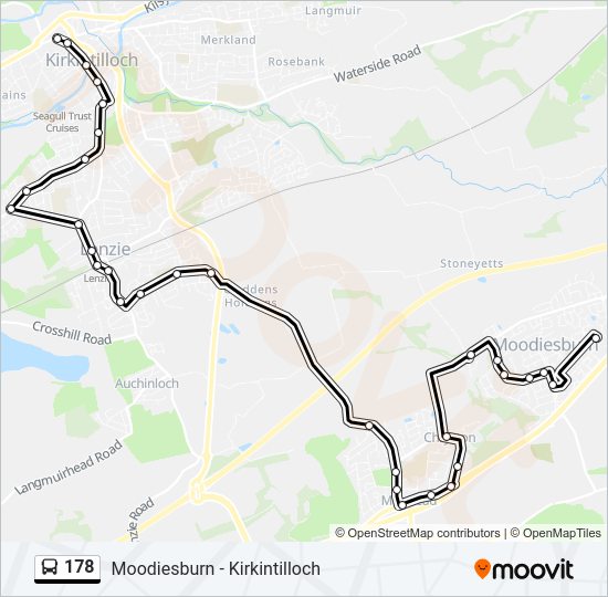 178 Bus Line Map