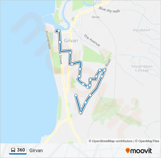 360 Bus Line Map