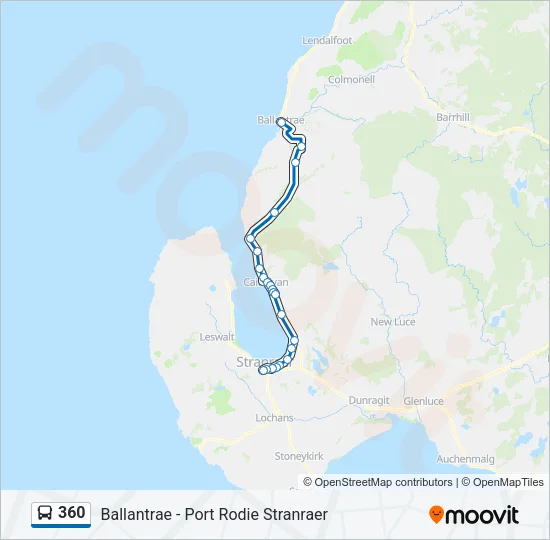 360 Bus Line Map