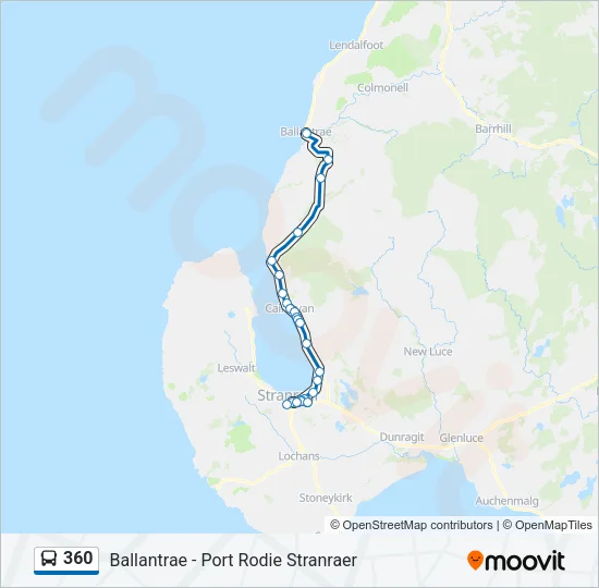 360 Bus Line Map