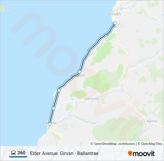 360 Bus Line Map