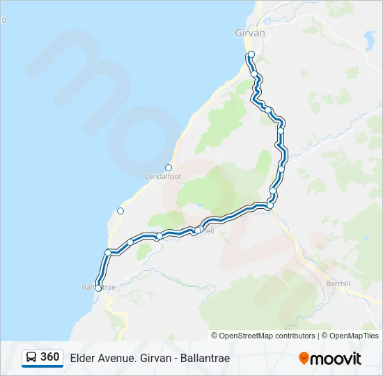 360 Bus Line Map