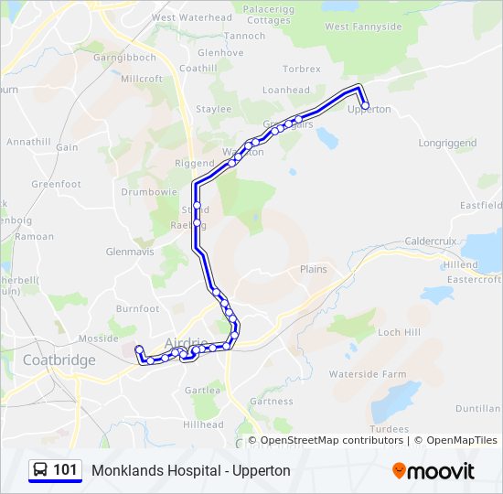 101 Route: Schedules, Stops & Maps - Whinhall (Updated)