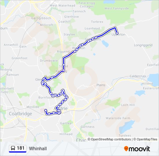 181 Bus Line Map