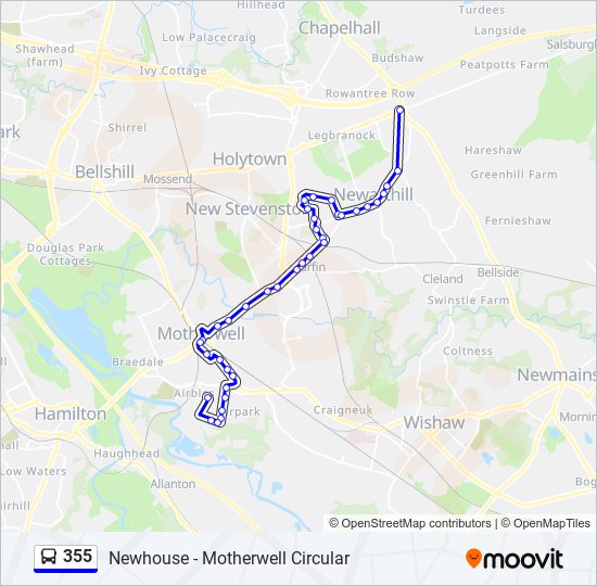 355 Route Schedules, Stops & Maps North Lodge (Updated)