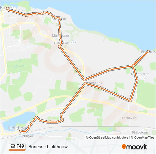 F49 Bus Line Map