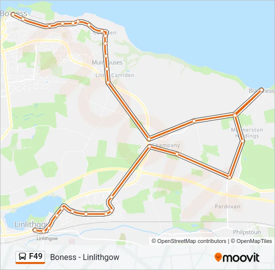 F49 Bus Line Map