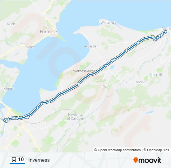 10 Bus Line Map