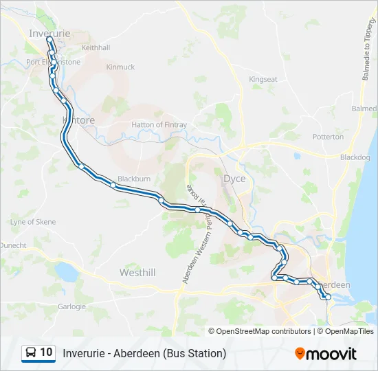 10 Bus Line Map