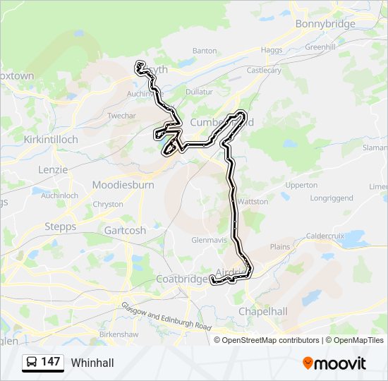 147 Bus Line Map