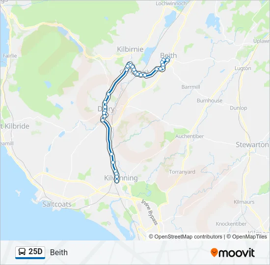 25D Bus Line Map