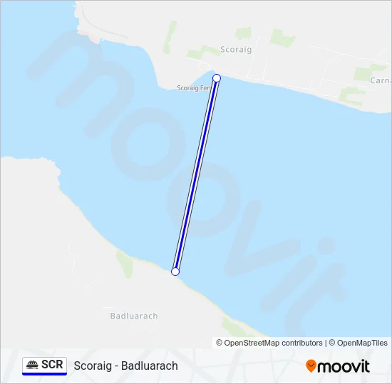 SCR Ferry Line Map