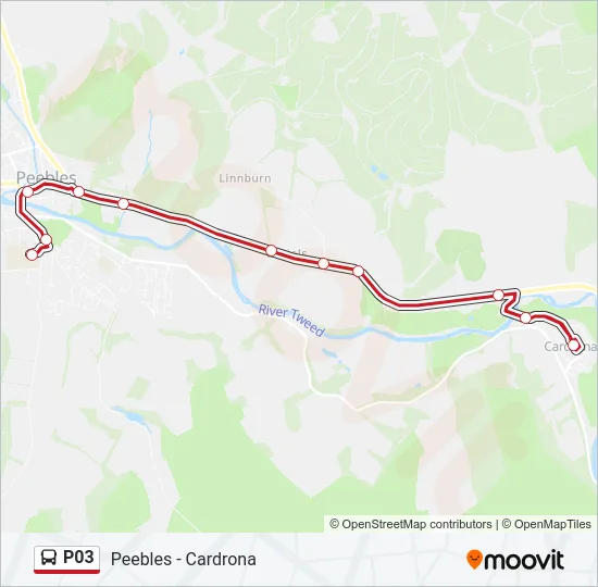 P03 Bus Line Map